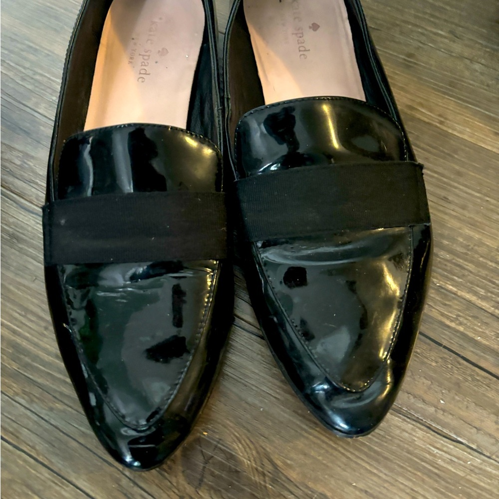 Kate Spade patent leather loafer size 9.5 used